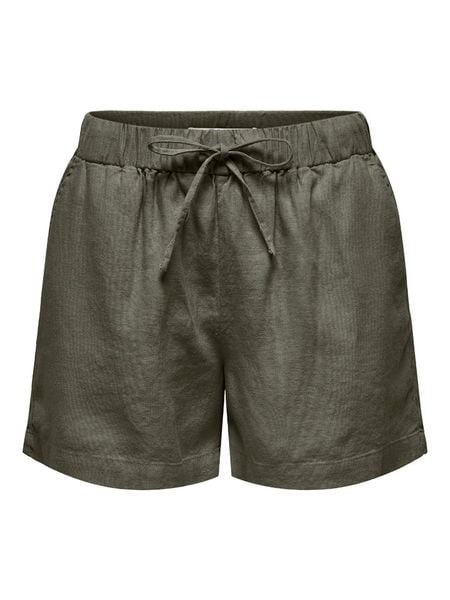 ONLY Szorty w kolorze khaki rozmiar: L. Brązowe szorty ONLY, bez wzorów. Za 77.95 zł.