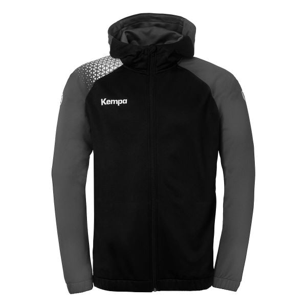Bluza z kapturem Kempa Ambition 28. Czarne bluzy Kempa, xl, bez wzorów, z materiału, z kapturem, do piłki ręcznej. Za 237.00 zł.