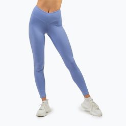 Legginsy NEBBIA Elevated. Fioletowe legginsy Nebbia, bez wzorów, sportowe. Za 209.99 zł.