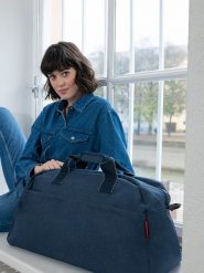 Reisenthel Torba podróżna "Overnighter Plus" w kolorze granatowym - 70 x 38 x 29 cm rozmiar: onesize. Niebieskie torby podróżne Reisenthel, bez wzorów, z materiału, przez ramię. Za 217.99 zł.