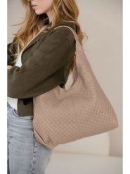 Anna Morellini Skórzany shopper bag "Nicolina" w kolorze szarobrązowym - 41 x 42 x 11 cm rozmiar: onesize. Brązowe shopper bag Anna Morellini, bez wzorów, z materiału, na ramię, bez dodatków. Za 382.99 zł.