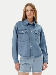 Pieces Kurtka jeansowa Tamra 17157410 Niebieski Regular Fit. Niebieskie kurtki Pieces, m, bez wzorów, z bawełny, bez kaptura. Za 139.99 zł.