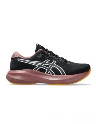 Buty do biegania damskie, Gel-Excite 11 TR. Czarne buty treningowe ASICS, bez wzorów, z materiału, przed kostkę, bez zapięcia, do biegania. Za 359.99 zł.