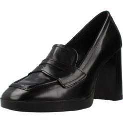 Buty GEOX D36VLD 00038 Czarny. Czarne buty trekkingowe Geox, bez wzorów, z lakierowanej skóry, bez zapięcia, na fitness i siłownię. Za 373.99 zł.