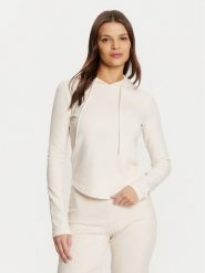 Guess Bluza V5RQ06 KCLH0 Écru Regular Fit. Bluzy Guess, xs, z aplikacjami, z syntetyku, bez kaptura. Za 179.99 zł.