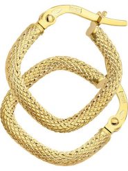 Revoni Złote kolczyki-kreole rozmiar: onesize. Żółte kolczyki Revoni, złote. Za 545.19 zł.