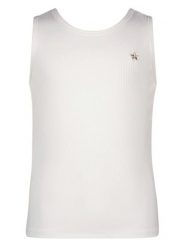 Like Flo Top "Ebru" w kolorze białym rozmiar: 122/128. Białe topy Like Flo, s, bez wzorów, z wiskozy, klasyczne, bez kołnierzyka, bez ramiączek. Za 52.99 zł.