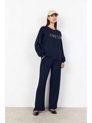 Soyaconcept Bluza "Banu" w kolorze granatowym rozmiar: M. Niebieskie bluzy Soyaconcept, m, bez wzorów, bez ramiączek, bez kaptura. Za 123.25 zł.