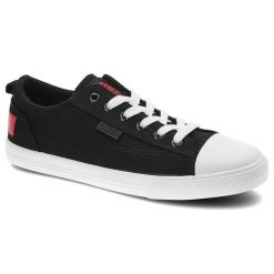 Czarne Trampki Big Star Damskie Wygodne Półbuty. Czarne trampki BIG STAR, bez wzorów, z gumy, eleganckie, przed kostkę, bez zapięcia. Za 89.99 zł.