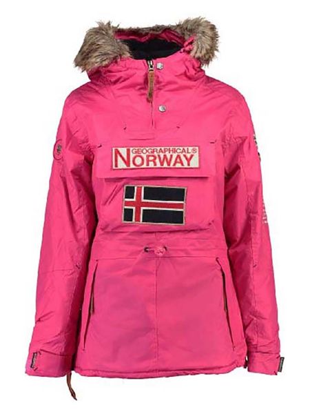 Geographical Norway Parka "Boomera" w kolorze różowym rozmiar: M. Różowe kurtki Geographical Norway, m, bez wzorów, z futra, bez kaptura. Za 244.80 zł.