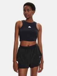 Adidas Top City Escape IQ4828 Czarny Slim Fit. Czarne topy adidas, m, bez wzorów, bez kołnierzyka, bez ramiączek. Za 89.99 zł.