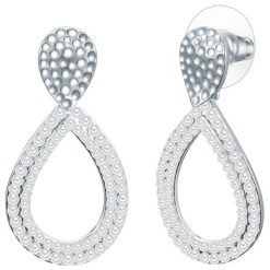 Lulu & Jane Kolczyki Stop metali Srebrny 1 ct Damski. Szare kolczyki Lulu & Jane, z perłą, srebrne. Za 109.99 zł.