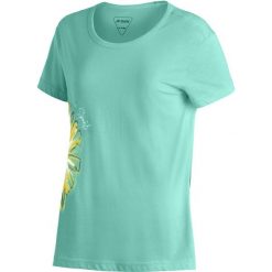 Damska koszulka z okrągłym dekoltem Maier Sports Jordine. Brązowe t-shirty sportowe Maier Sports, bez wzorów, z bawełny, bez ramiączek, na fitness i siłownię. Za 271.00 zł.