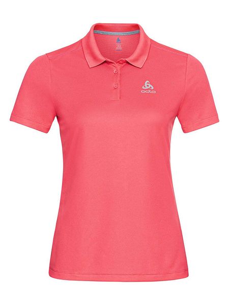 Odlo Funkcyjna koszulka polo "F-Dry" w kolorze koralowym rozmiar: XS. Pomarańczowe t-shirty sportowe ODLO, s, bez wzorów, z materiału, bez ramiączek, outdoorowe. Za 118.84 zł.