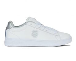 Buty K-Swiss COURT SHIELD II (94412-178-M). Białe buty treningowe K-SWISS, bez wzorów, bez zapięcia, na fitness i siłownię. Za 169.00 zł.