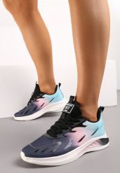 Czarno-Różowe Buty Sportowe Ozdobione Efektem Ombre Sorbia. Czarne buty sportowe lifestyle Born2be, bez wzorów, bez zapięcia. Za 119.99 zł.