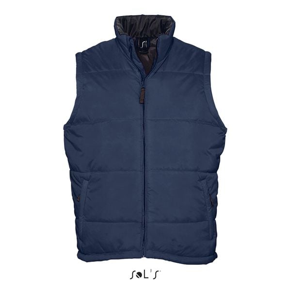 Kurtka bez rękawów Sol's Warm. Niebieskie kurtki SOL'S, m, bez wzorów, z nylonu, bez kaptura. Za 215.90 zł.