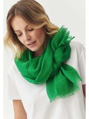 TATUUM Lniany szal w kolorze zielonym - 180 x 50 cm rozmiar: onesize. Zielone szaliki i kominy Tatuum, bez wzorów, ze lnu. Za 130.81 zł.