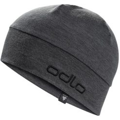Czapka termoaktywna Odlo Revelstoke Pw Hat - graphite grey melange. Szare bielizna termoaktywna damska ODLO, bez wzorów, bez ramiączek, trekkingowe. Za 131.99 zł.