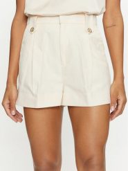 TWINSET Szorty materiałowe 241TP2565 Écru Loose Fit. Szorty Twinset, bez wzorów, z bawełny. Za 1,609.00 zł.