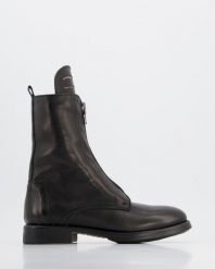 BOTKI DAMSKIE 10036 FOR NERO. Botki Venezia, bez wzorów, ze skóry, bez obcasa, bez zapięcia. Za 479.00 zł.