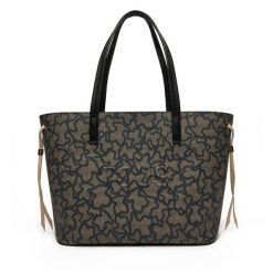 Torebka TOUS. Czarne shopper bag tous, bez wzorów, bez dodatków. Za 769.99 zł.