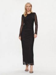 ONLY Sukienka letnia 15310228 Czarny Regular Fit. Czarne sukienki ONLY, s, bez wzorów, z syntetyku, bez kołnierzyka, bez ramiączek. Za 269.99 zł.