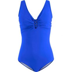 Kostium kąpielowy wyszczuplający bonprix błękit królewski. Bielizna modelująca marki bonprix. Za 119.99 zł.