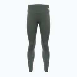 Legginsy treningowe damskie Gymshark Training Full Length. Zielone legginsy Gymshark, bez wzorów, sportowe. Za 84.99 zł.