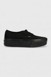 Vans tenisówki Authentic Stackform damskie kolor czarny VN0A5KXXBKA1. Czarne trampki Vans, bez wzorów, z gumy, klasyczne, bez zapięcia. Za 369.99 zł.