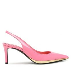 Sandały GIUSEPPE ZANOTTI. Czerwone sandały GIUSEPPE ZANOTTI, bez wzorów, bez obcasa, na szpilce, bez zapięcia. Za 3,589.00 zł.