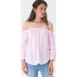 Bluzka off shoulder - Różowy. Bluzki House. W wyprzedaży za 19.99 zł.