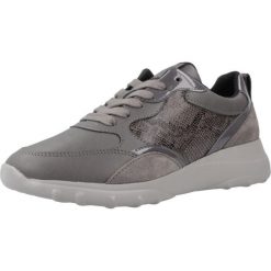 Buty GEOX D ALLENIEE Szary. Szare buty trekkingowe Geox, bez wzorów, z tkaniny, bez zapięcia, trekkingowe. Za 294.99 zł.