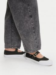 Vans Baleriny Mary Jane VN000CRR6BT1 Czarny. Czarne baleriny Vans, bez wzorów, z materiału, bez obcasa, bez zapięcia. Za 189.99 zł.