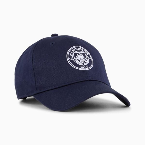 Puma Czapka Mcfc Ftblarchive 02595873. Niebieskie czapki z daszkiem Puma, bez wzorów. Za 142.94 zł.