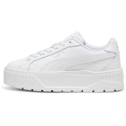 Buty sportowe Puma Karmen Ii Jr. Białe buty sportowe lifestyle Puma, bez wzorów, z materiału, bez zapięcia. Za 390.00 zł.