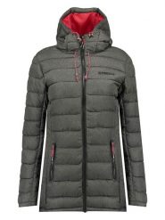 Geographical Norway Płaszcz pikowany "Astana" w kolorze szarym rozmiar: M. Szare kurtki Geographical Norway, m, bez wzorów, bez kaptura. Za 171.68 zł.
