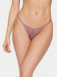 Calvin Klein Underwear Stringi 000QF7547E Różowy. Czerwone stringi Calvin Klein Underwear, bez wzorów, z syntetyku. Za 79.99 zł.