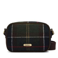 Torebka Barbour. Zielone listonoszki Barbour, bez wzorów, bez dodatków. Za 354.99 zł.
