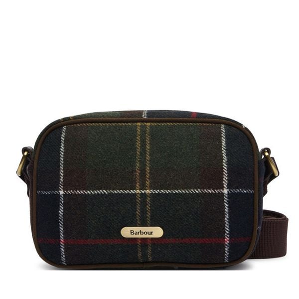 Torebka Barbour. Zielone listonoszki Barbour, bez wzorów, bez dodatków. Za 354.99 zł.