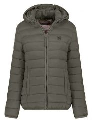 Geographical Norway Kurtka pikowana w kolorze khaki rozmiar: XL. Brązowe kurtki Geographical Norway, xl, bez wzorów, bez kaptura. Za 136.45 zł.
