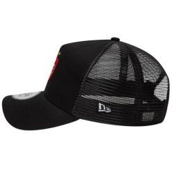 Czapka trucker RC Toulon New Era Core EF. Czarne czapki z daszkiem New Era, bez wzorów, z materiału, sportowe. Za 169.50 zł.
