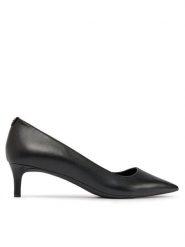 MICHAEL Michael Kors Czółenka Alina Flex Kitten Pump 40R3ALMP1L Czarny. Czarne czółenka MICHAEL Michael Kors, bez wzorów, ze skóry, bez obcasa, bez zapięcia. Za 419.99 zł.