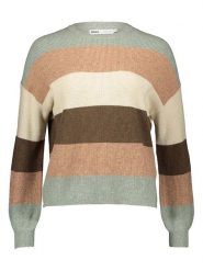 ONLY Sweter w kolorze karmelowo-miętowym rozmiar: M. Brązowe swetry ONLY, m, bez wzorów, z bawełny, bez ramiączek. Za 118.01 zł.
