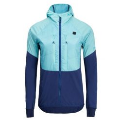 Bluza damska z kapturem Silvini Asprino. Niebieskie bluzy Silvini, s, bez wzorów, z elastanu, eleganckie, bez ramiączek, z kapturem. Za 559.99 zł.
