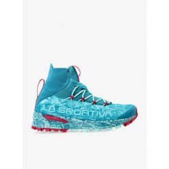 Buty trailowe damskie La Sportiva Uragano GTX. Niebieskie buty do biegania La Sportiva, bez wzorów, bez zapięcia, do biegania. Za 832.99 zł.