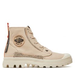 Trampki Palladium. Brązowe trampki Palladium, bez wzorów, bez zapięcia. Za 359.99 zł.