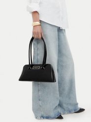 Nine West Torebka CEO-MODERN MUSE-LA374-4764 Czarny. Czarne torebki klasyczne Nine West, bez wzorów, ze skóry, bez dodatków. Za 179.99 zł.