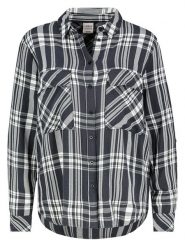 Urban Surface Bluzka w kolorze biało-antracytowym rozmiar: M. Czarne bluzki Urban Surface, m, bez wzorów, z wiskozy, bez kołnierzyka, bez ramiączek. Za 56.66 zł.