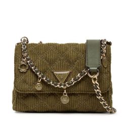 Torebka Guess. Zielone kopertówki Guess, z aplikacjami, wizytowe, bez dodatków. Za 379.99 zł.